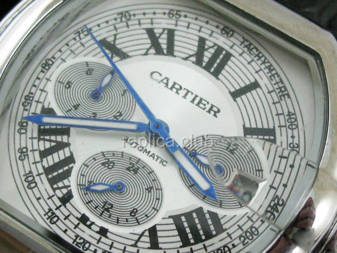Cartier Roadster Calendar Replica Watch #4
