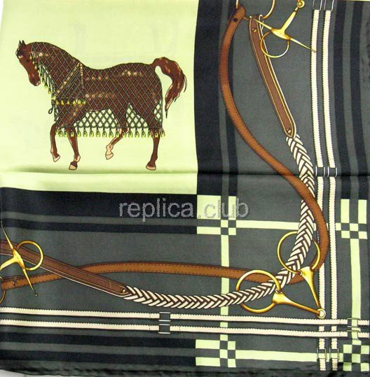 Hermes Carre 70 In Vintage Silk Scarf #38