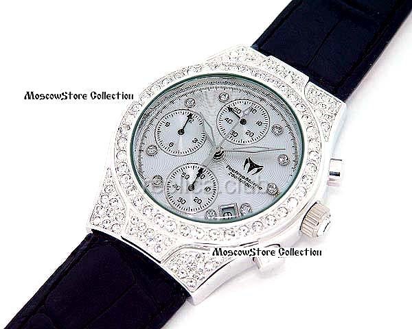Techno Marine Diamond Chrono Replica Watch #1