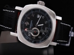 Replica Ferrari Reloj GMT Automatic Movimiento Negro Dial y Correa de Cuero Negro - BWS0352