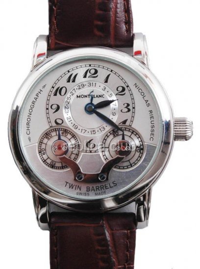 Twin Montblanc Barriles Replica Watch #4