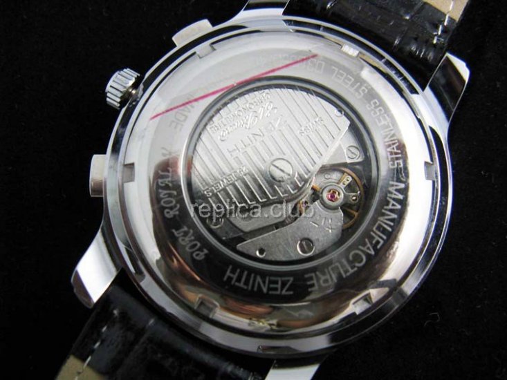 Chronomaster Zenith réplica reloj cronógrafo-Back
