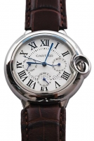 Cartier globo Bleu de Cartier Datograph Replica Watch, de tamaño medio
