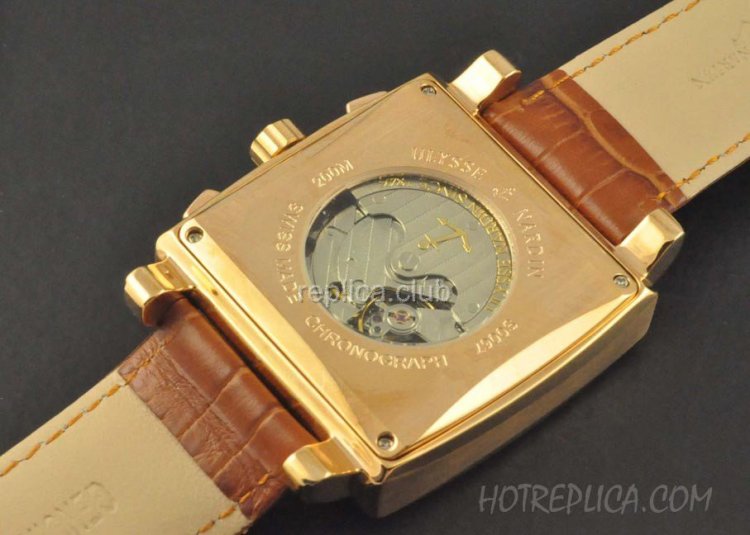 Ulysse Nardin Quadrato GMT Dual Time Datograph Replica Watch #2