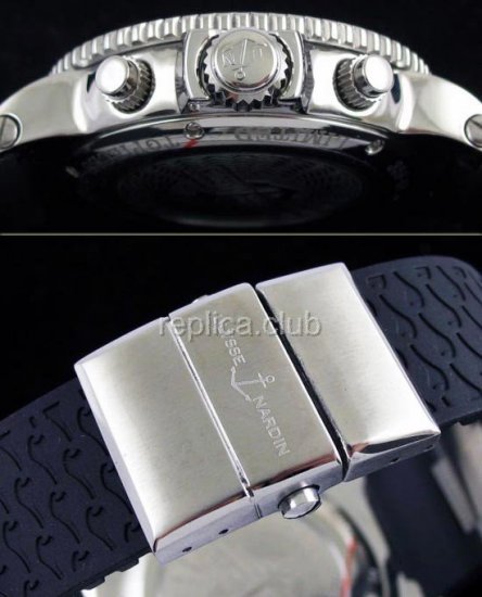 Ediciones limitadas Ulysse Nardin Maxi Sello Azul Marino Cronógrafo replicas relojes #2