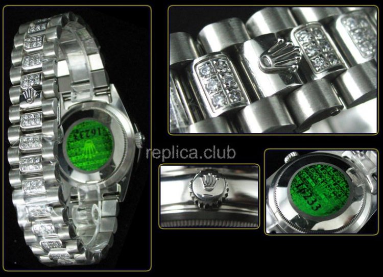 Rolex Oyster-Día Perpetuo Fecha Presidencial pulsera Replicas relojes suizos
