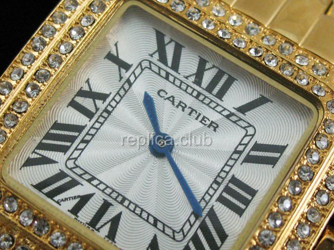 Cartier Santos Demoiselle Reloj Replica Joyería #3