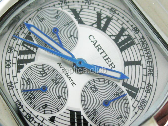 Cartier Roadster Calendario Replica Watch #5