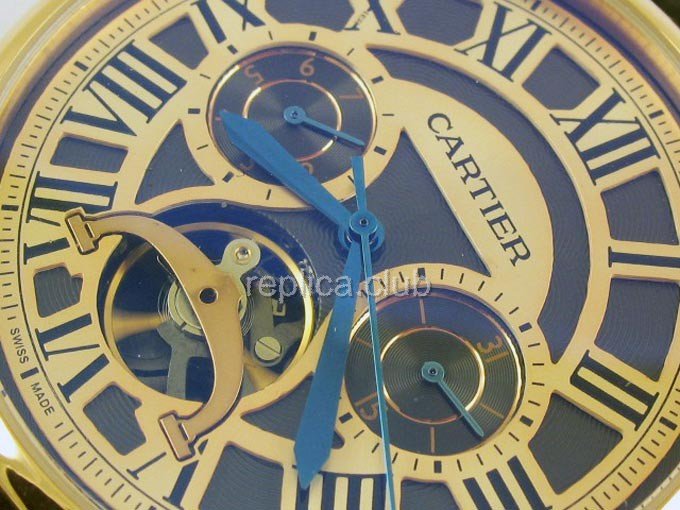 Cartier Bleu Globo De replicas relojes Tourbillon #1