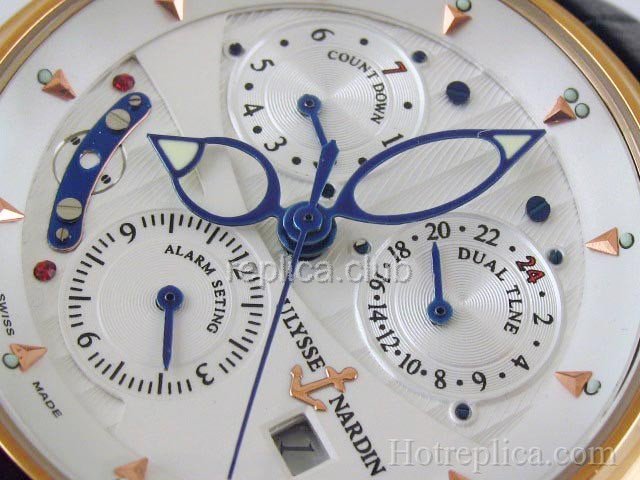 Ulysse Nardin Sonata Catedral de hora doble replicas relojes #2