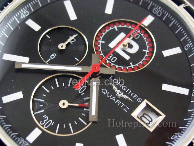 Colección Deporte Longines Grande Vitesse Cronógrafo Replica Watch