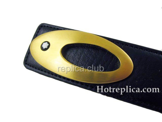Cinturón de cuero Montblanc Replica #4