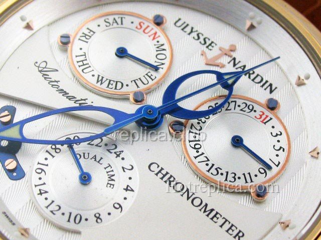 Ulysse Nardin Sonata Catedral de hora doble replicas relojes #3