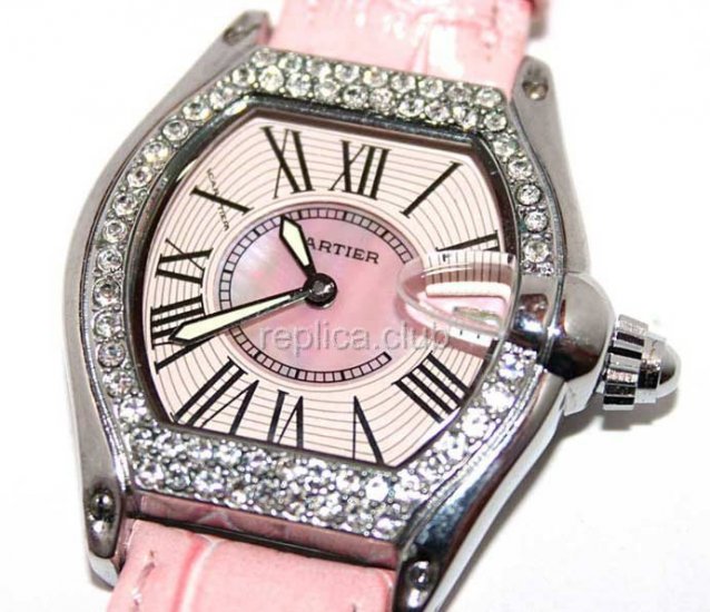 Roadster Cartier Replica Watch Diamonds