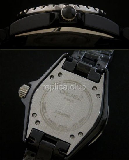 Chanel J12 boîtier en céramique; Replica Watch braclet #1