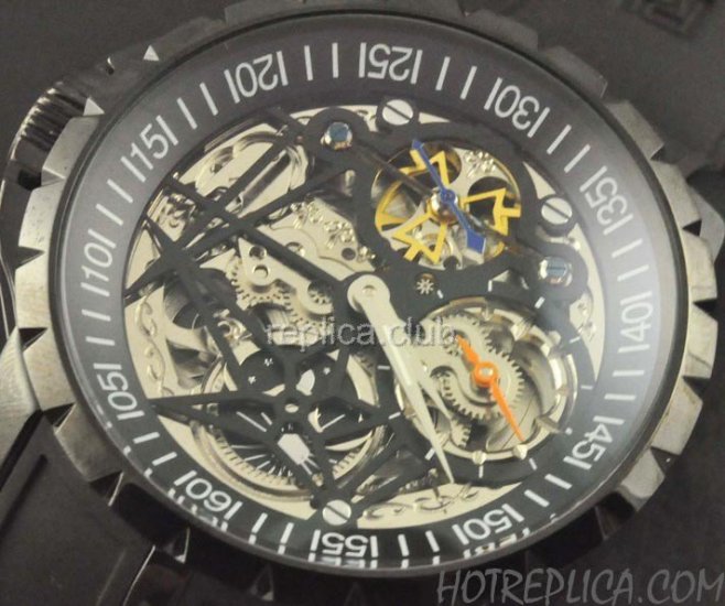 Roger Dubuis Tourbillon Squelette Replica Watch Excalibur