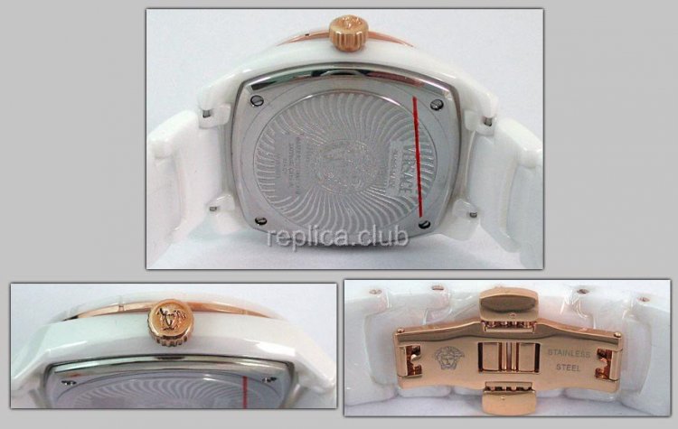 DV Versace vrai Watch céramique Replica Watch #2