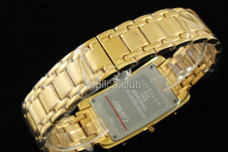 Tank Américaine Cartier Replica Watch Diamonds #7