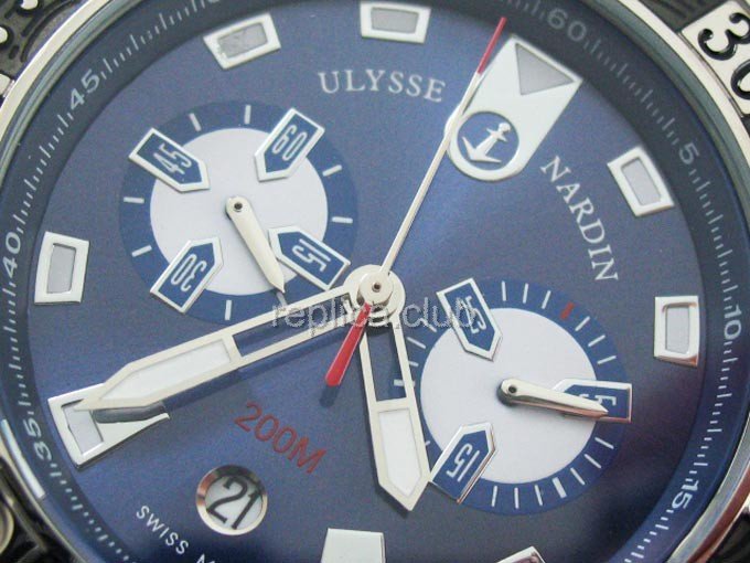 Ulysse Nardin Maxi Marine Replica Watch Chronograph #3