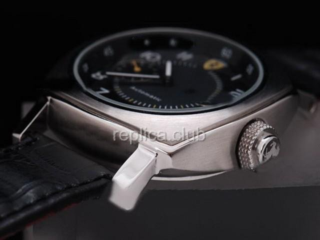 Ferrari-Uhr Replica Panerai Power Reserve Aoutmatic Schwarzes Zifferblatt - BWS0371