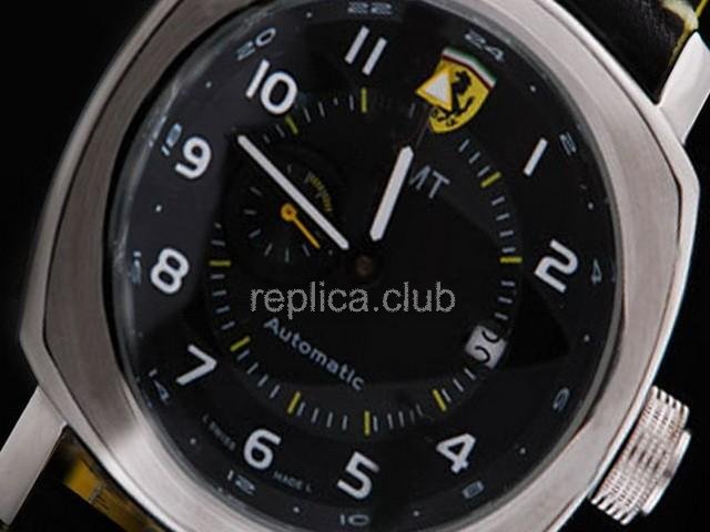 Ferrari-Uhr Replica Panerai Power Reserve Aoutmatic Bewegung Schwarzes Zifferblatt - BWS0375