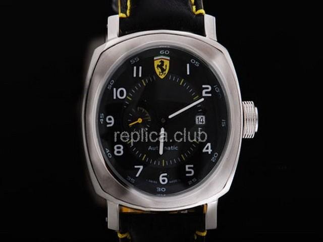 Ferrari-Uhr Replica Panerai Power Reserve Aoutmatic Bewegung Schwarzes Zifferblatt - BWS0375