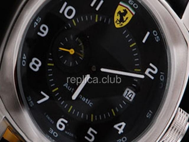 Ferrari-Uhr Replica Panerai Power Reserve Aoutmatic Bewegung Schwarzes Zifferblatt - BWS0375