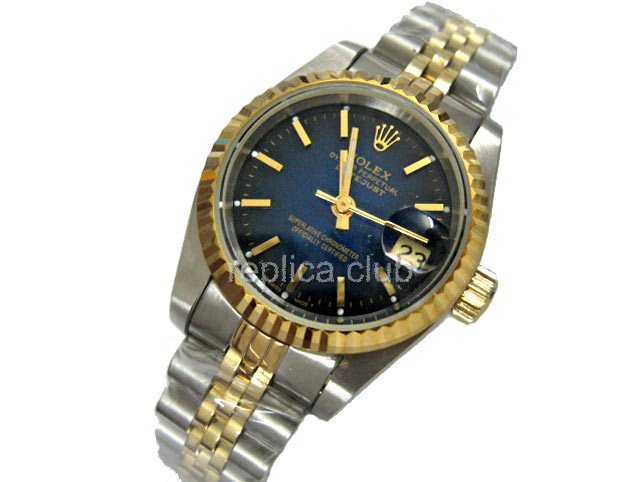 Rolex Oyster Perpetual Datejust Damenuhr Swiss Replica #7