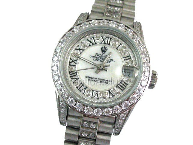 Rolex Oyster Perpetual Datejust Ladies Swiss Replica Watch #10