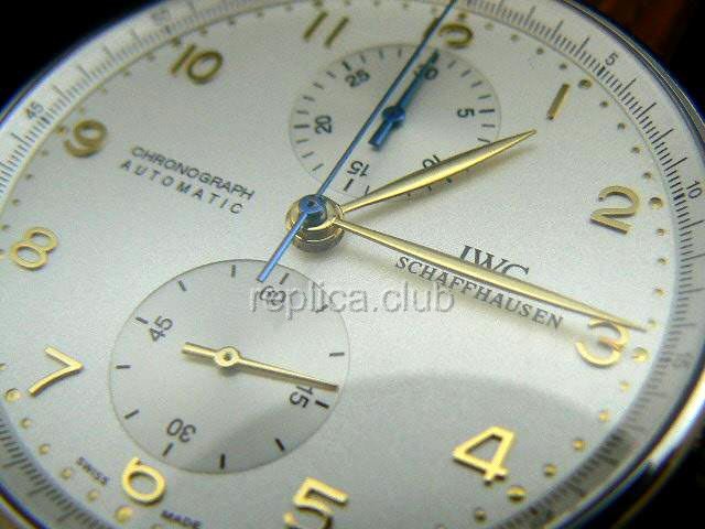 IWC Chrono Portuguses Swiss Replica Watch #3