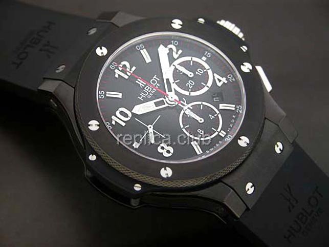 Hublot Big Bang Chronograph Black PVD Swiss movment Swiss Replica Watch