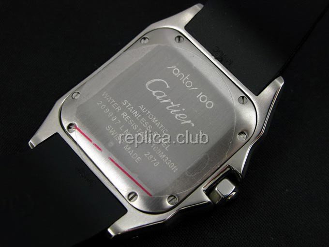 Cartier Santos 100 Mens Swiss Replica Watch #4