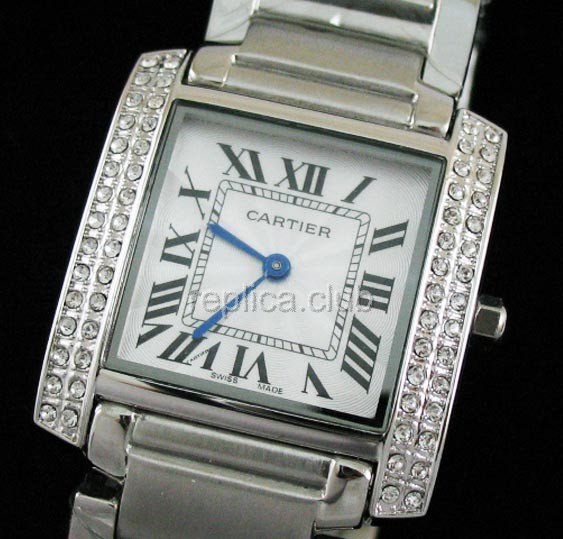 Cartier Tank Francaise Schmuck Replica Watch #4