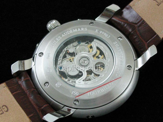 Audemars Piguet Jules Audemars Tourbillon esqueleto de Datograph Replica Watch #2