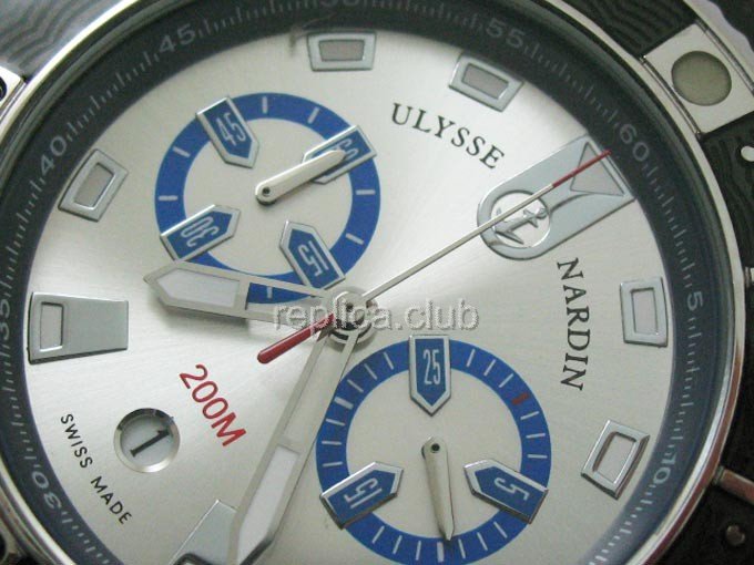 Ulysse Nardin Maxi Marine Chronograph Replica Watch #1