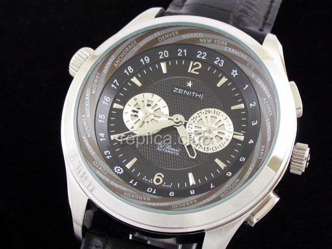 Zenith Class Traveller Watch Elite Replica Multicity #2