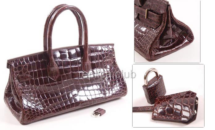 Hermes Birkin Shoulder Crocodile Replica Handtasche #2