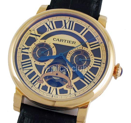 Cartier Ballon Bleu de Tourbillon Replik-Uhr #1