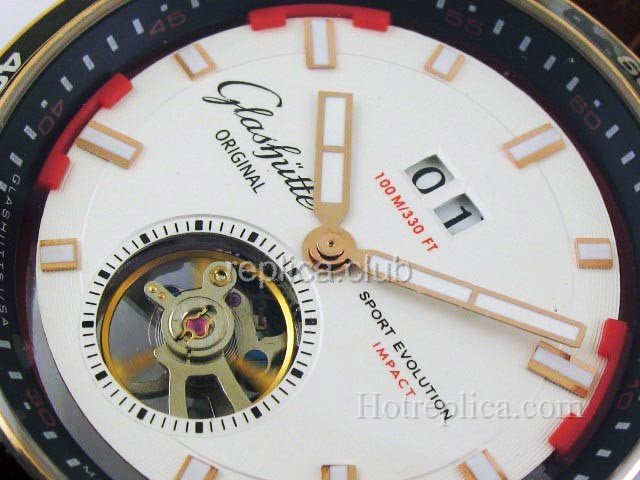 Glashütte Original Sport Evolution Panorama Tourbillon Replik-Uhr #1