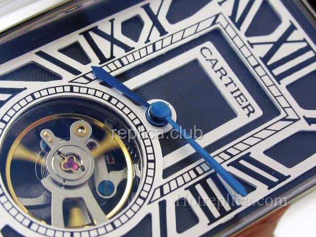 Cartier Tank Americaine Tourbillon Replik-Uhr #1