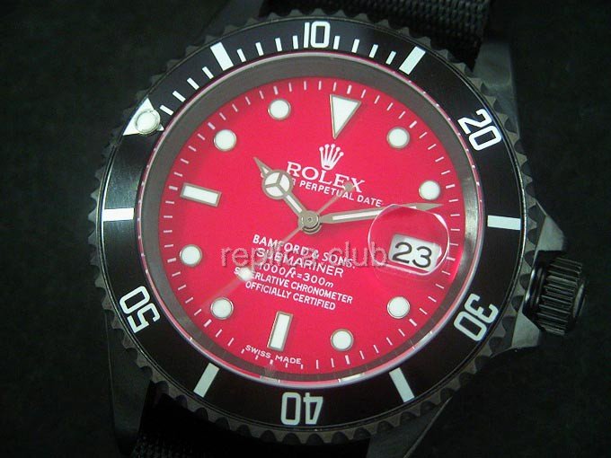 Rolex Submariner Red Swiss Replica Watch #1