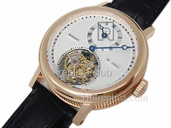 Breguet Jubilee Regulatuer Salmon Real Tourbillon Swiss Replica Watch #4