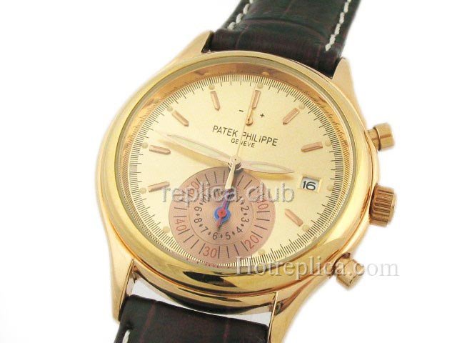 Patek Philippe Calendario annuale Chronograph Watch Replica #2