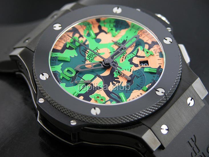 Hublot Commando Bang Green Camouflage Limited Edition Replik Schweizer