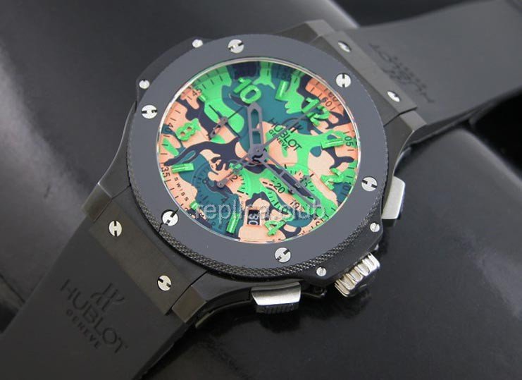 Hublot Commando Bang Green Camouflage Limited Edition Replik Schweizer