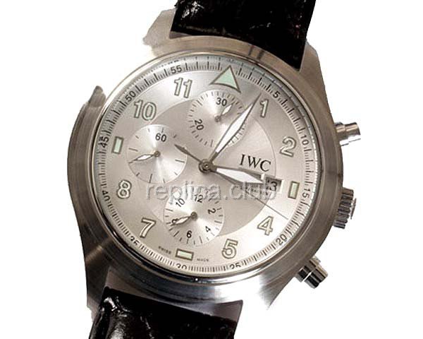 IWC Spitfire Chronograph Replica Watch Double #1