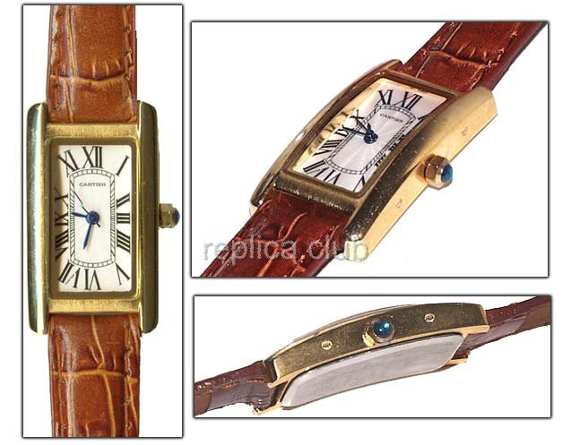 Cartier Tank Americaine Moyen Ladies Replica Watch #2