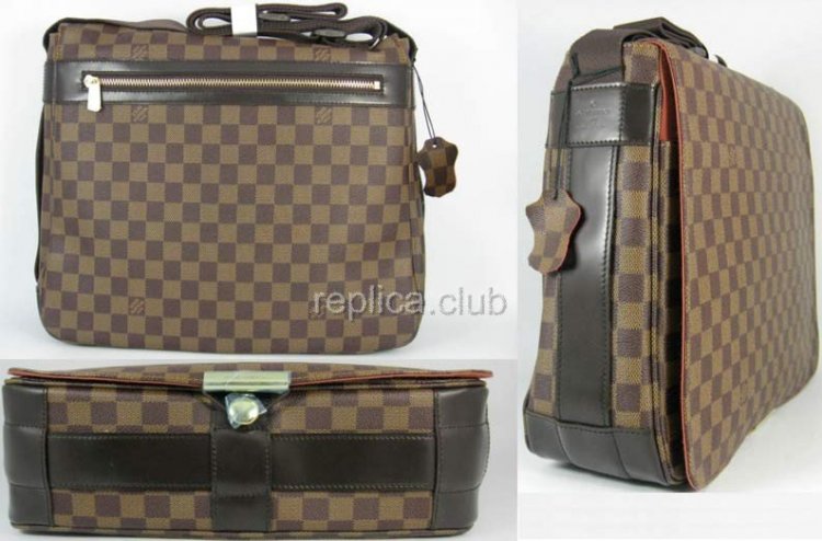Louis Vuitton Damier Canvas Handbag Bastille M45258 borsa della replica