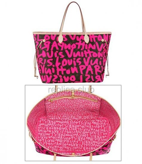Louis Vuitton Monogram Graffiti Gm Neverfull Pm Replica M93701 Handbag
