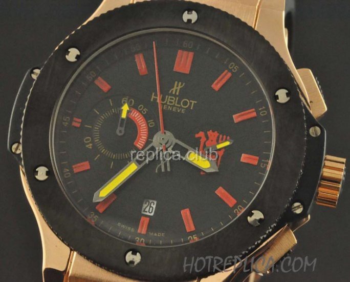 Red Devil Bang Hublot Limited Edition Chronograph Watch Replica
